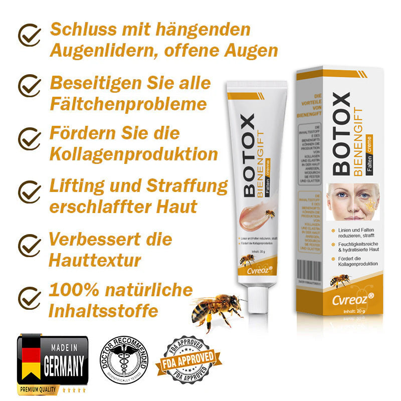 Letzter Tag der Aktion: 70 % Rabatt - ✨Cvreoz® Botox Bienenvenom Faltenentfernungscreme