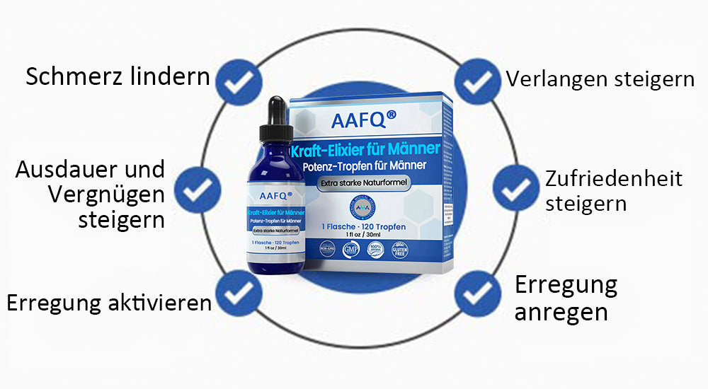 AAFQ® Male Power Drops – Härter. Länger. Männlicher.