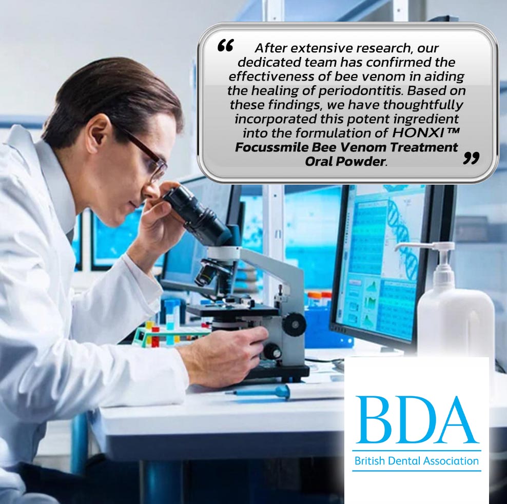 HONXI™ Focussmile Bee Venom Treatment Oral Powder🦷 (BDA Recommended)