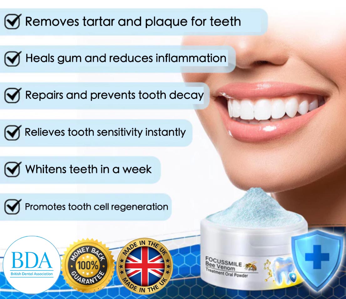 HONXI™ Focussmile Bee Venom Treatment Oral Powder🦷 (BDA Recommended)