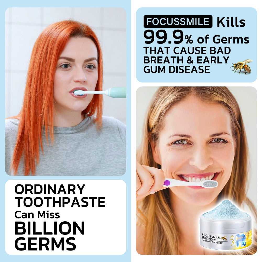 HONXI™ Focussmile Bee Venom Treatment Oral Powder🦷 (BDA Recommended)