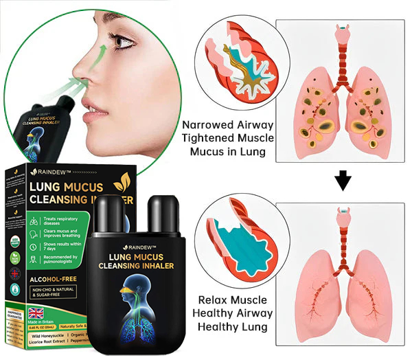 Raindew™ Lung Mucus Cleansing Inhaler(💝 Help smokers cleanse their lungs💝)