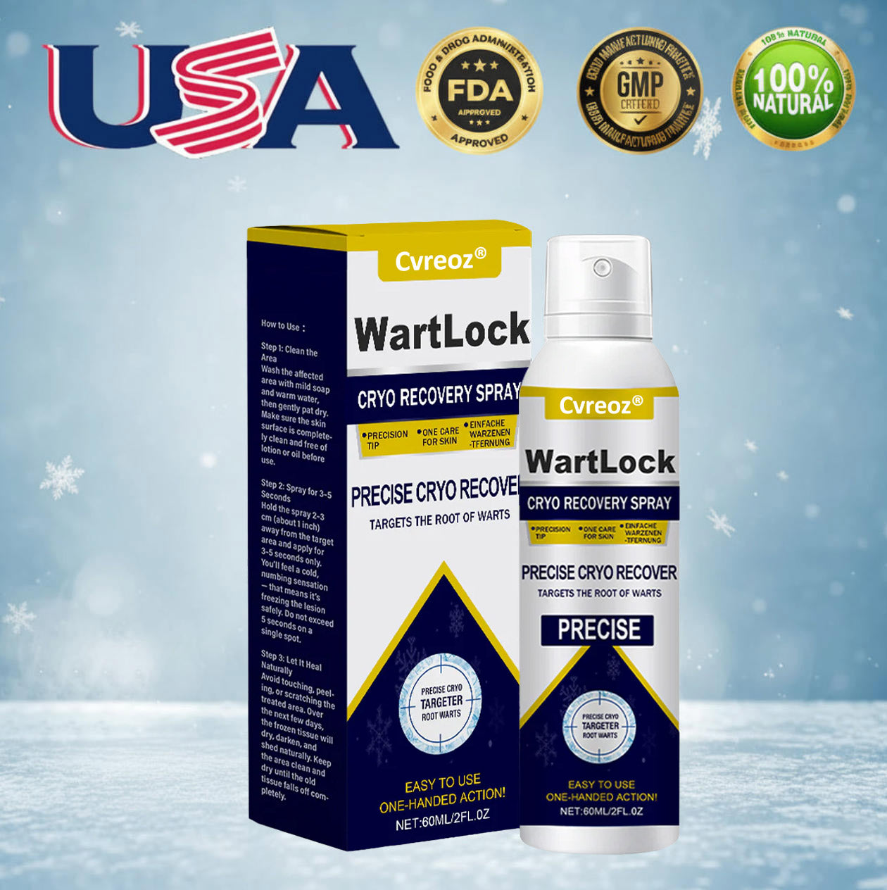 7视频🎅 𝘾𝙝𝙧𝙞𝙨𝙩𝙢𝙖𝙨 𝙎𝙖𝙡𝙚 | Cvreoz® WartLock CRYO RECOVERY SPRAY