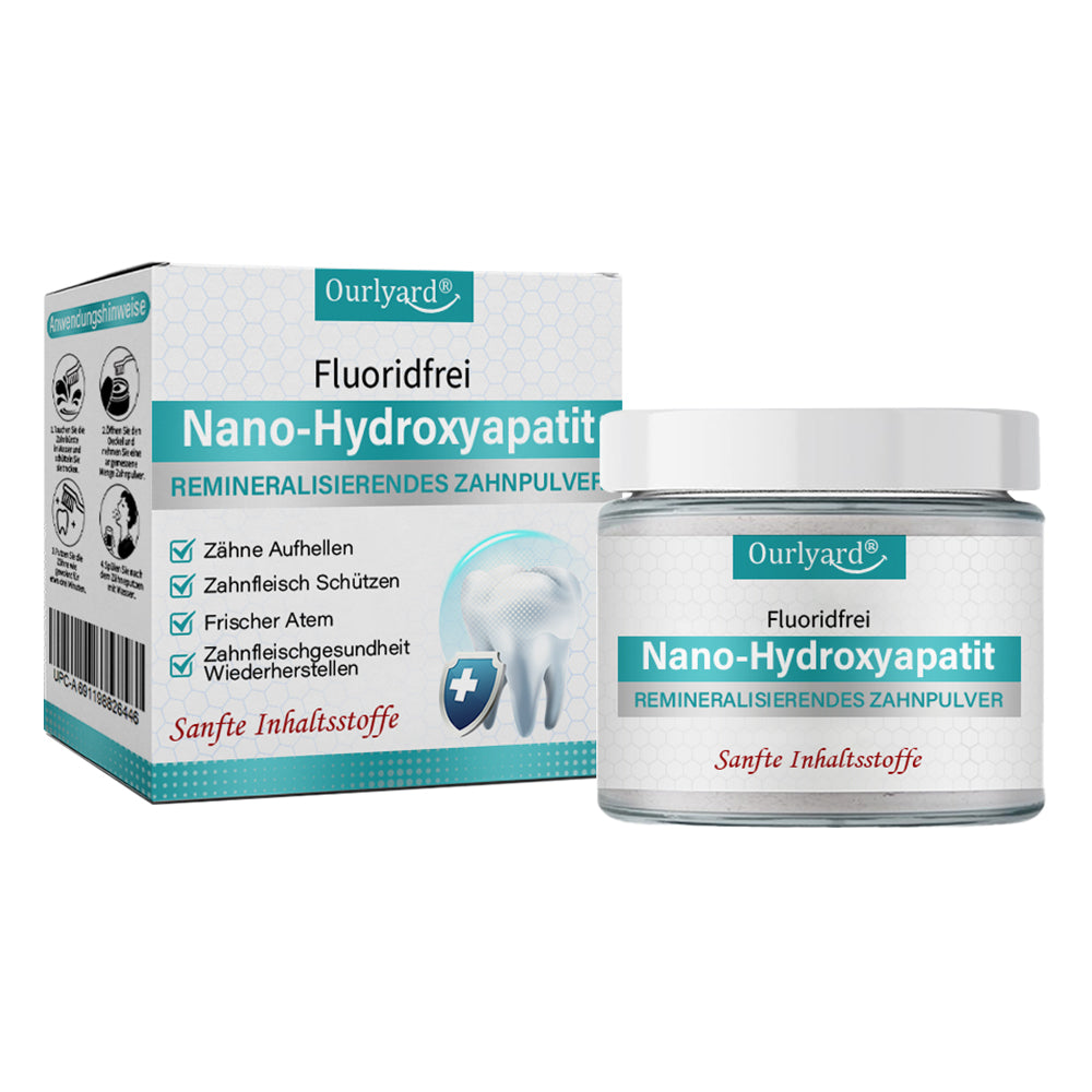 ✅ Offizieller Shop | Kubozn® Fluoridfreies Zahnpulver mit Nano-Hydroxyapatit 🧑🏽‍⚕️ In Zusammenarbeit mit der Deutschen Zahnärztlichen Gesellschaft (DZG) entwickelt🍀