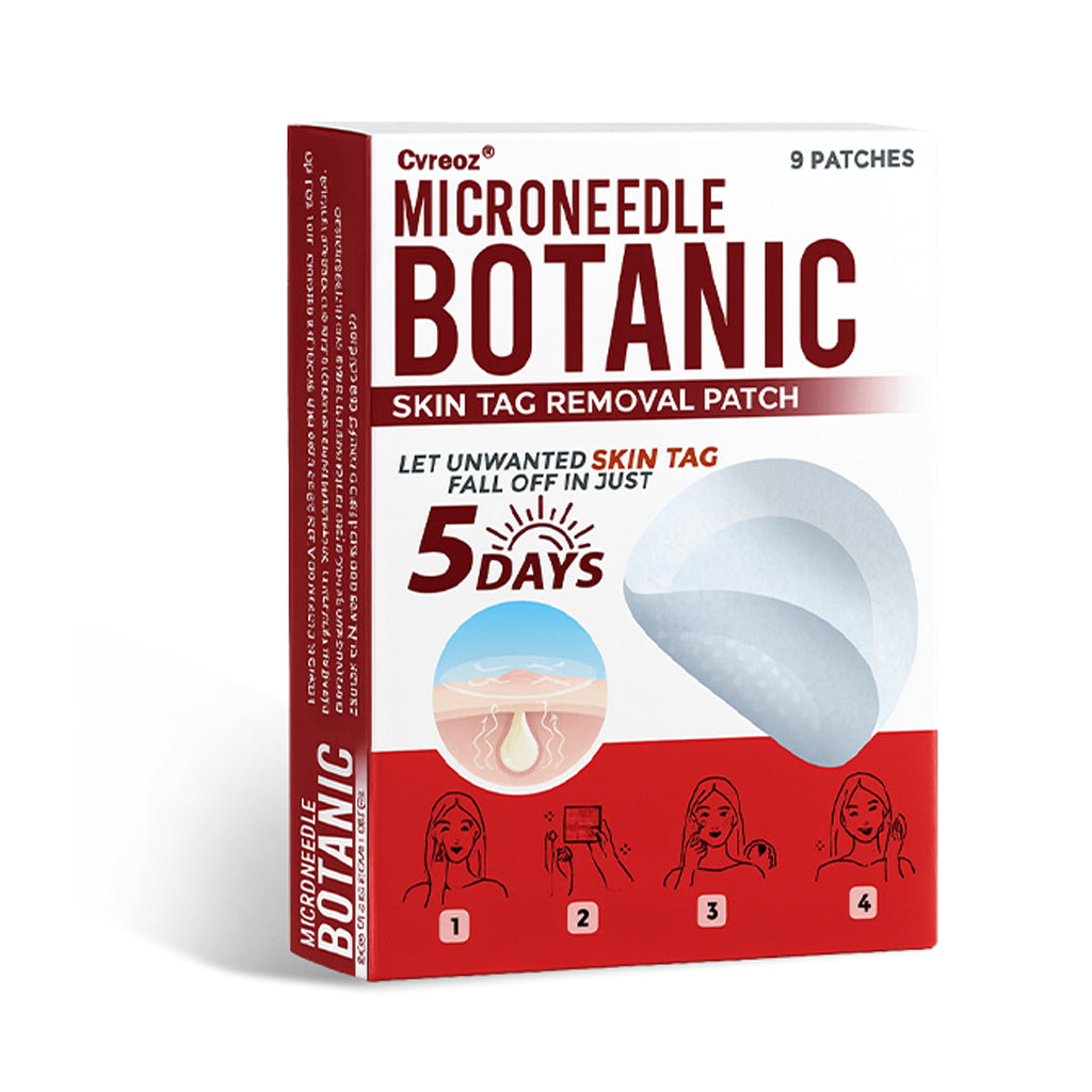 Cvreoz® MicroNeedle Botanic Skin Tag Removal Patch 🇺🇸 Made in the USA