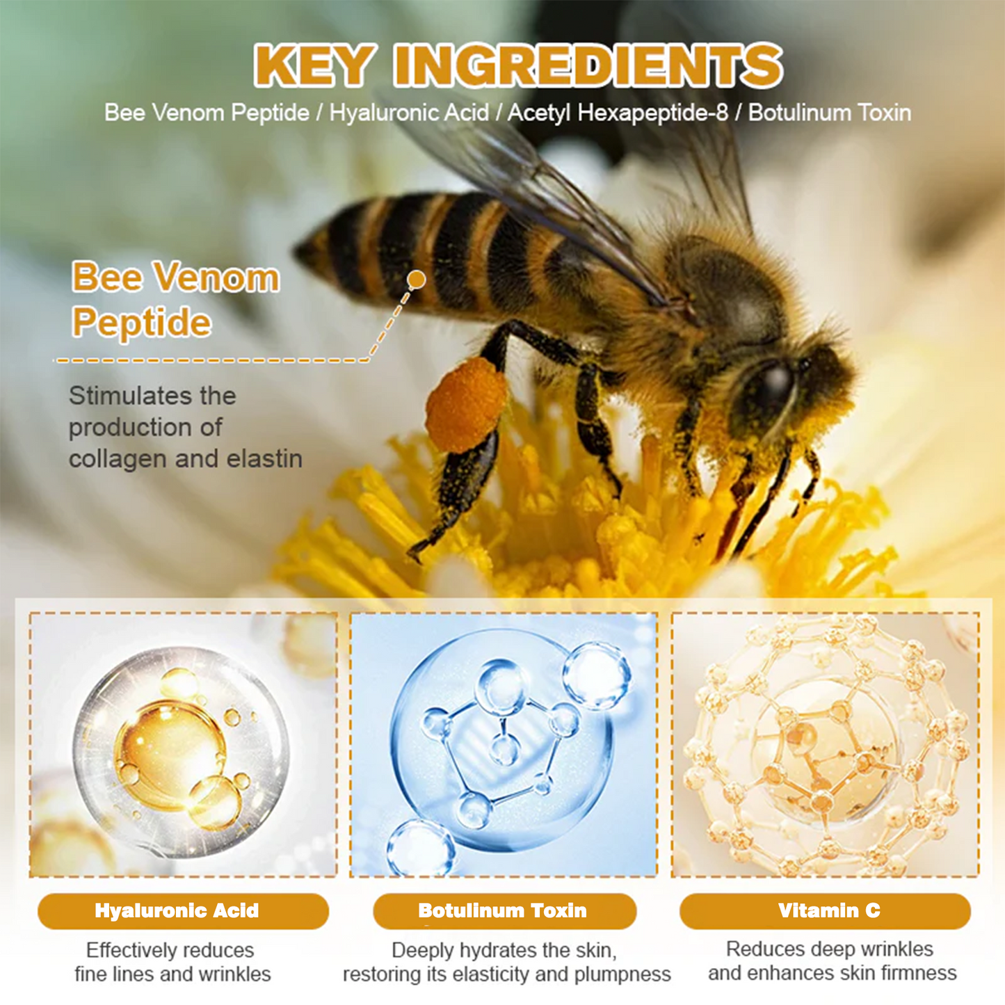 (🔥Made and Shipped from UK✅) Ourlyard® Botox Bee Venom Wrinkle Removal Microdarts Patch- LAST DAY 60% OFF