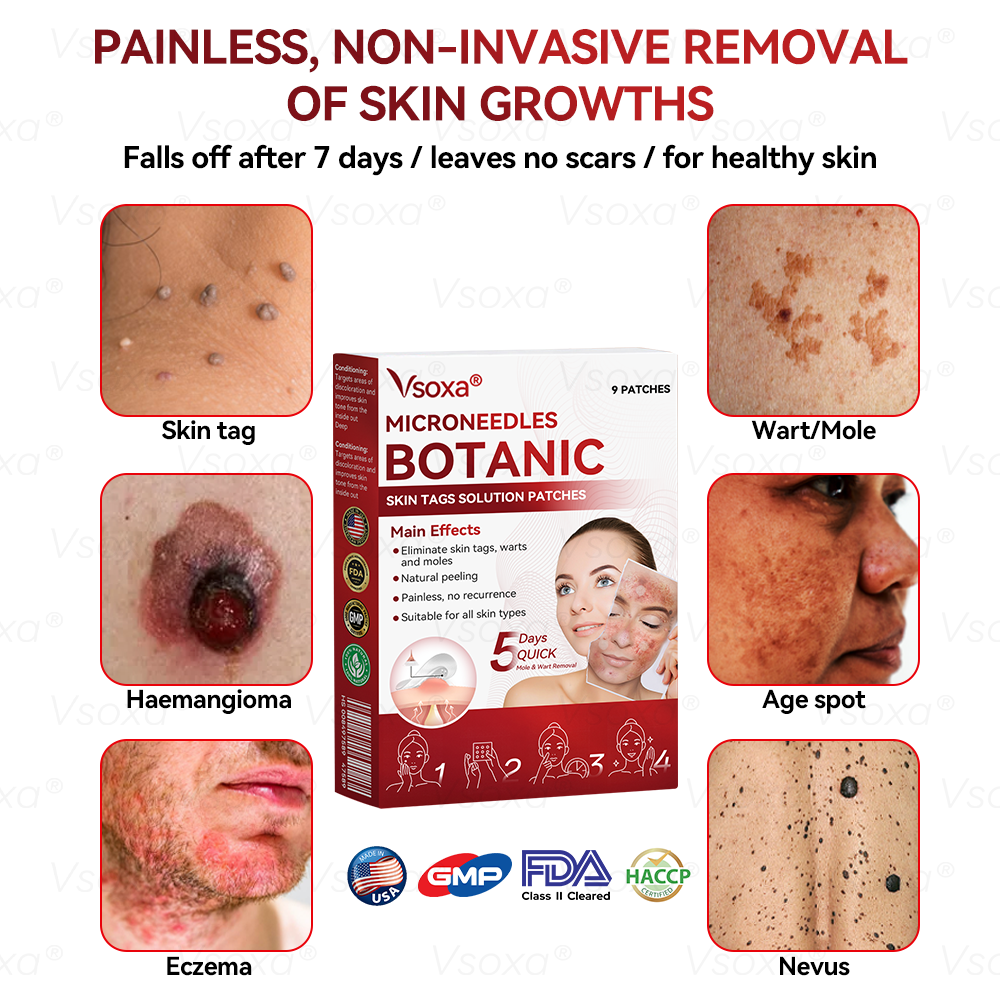 🔥 2025 New Formula ⚡Cvreoz® Microneedle Skin Tag Removal Patches – Visible Results in 5 Days