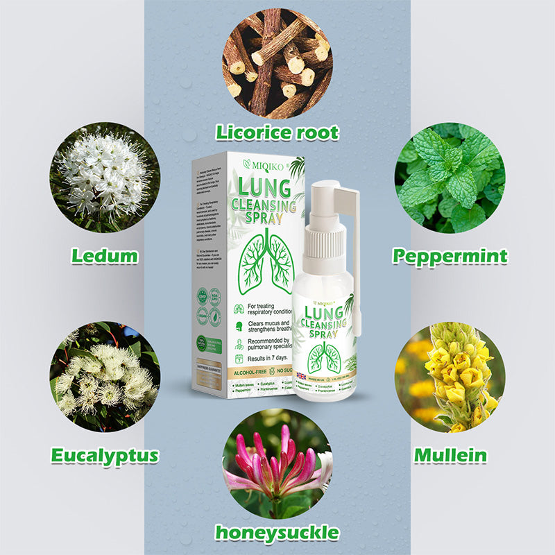 😍✨MIQIKO® Advanced Lung Cleansing Spray, Clean the lungs ＆ respiratory tract🫁