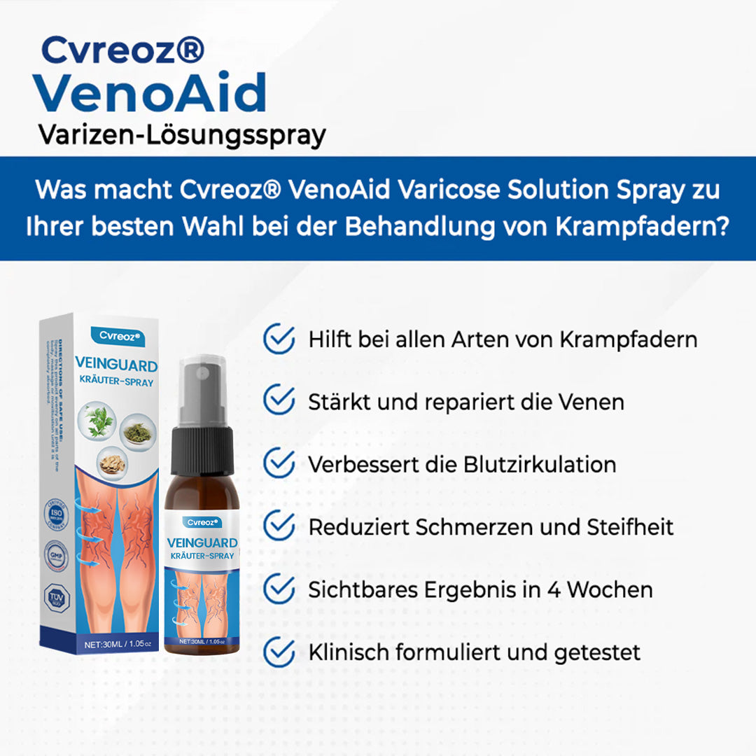 Cvreoz® VenoAid Varizen-Lösungsspray