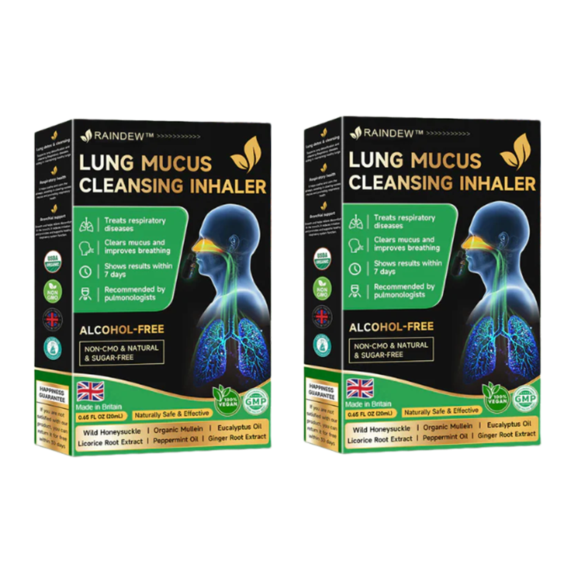 Raindew™ Lung Mucus Cleansing Inhaler(💝 Help smokers cleanse their lungs💝)