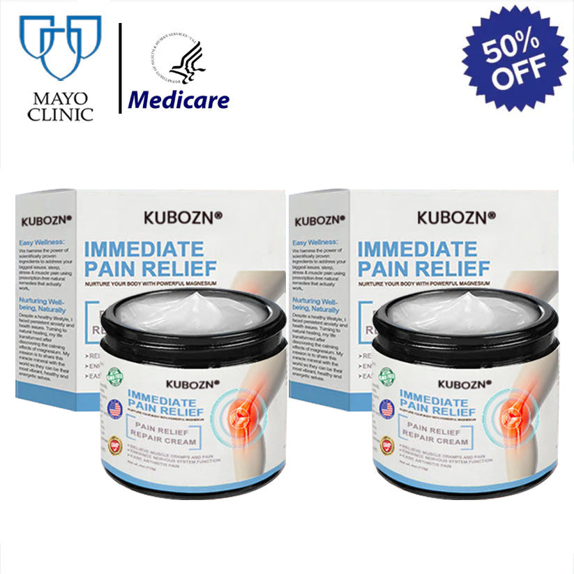 ✅Offiziell empfohlen: KUBOZN® Magnesium-Intensivcreme gegen Gelenk- und Nervenschmerzen (bei Arthrose, Neuropathie, Rheuma, Sportverletzungen u. v. m.)