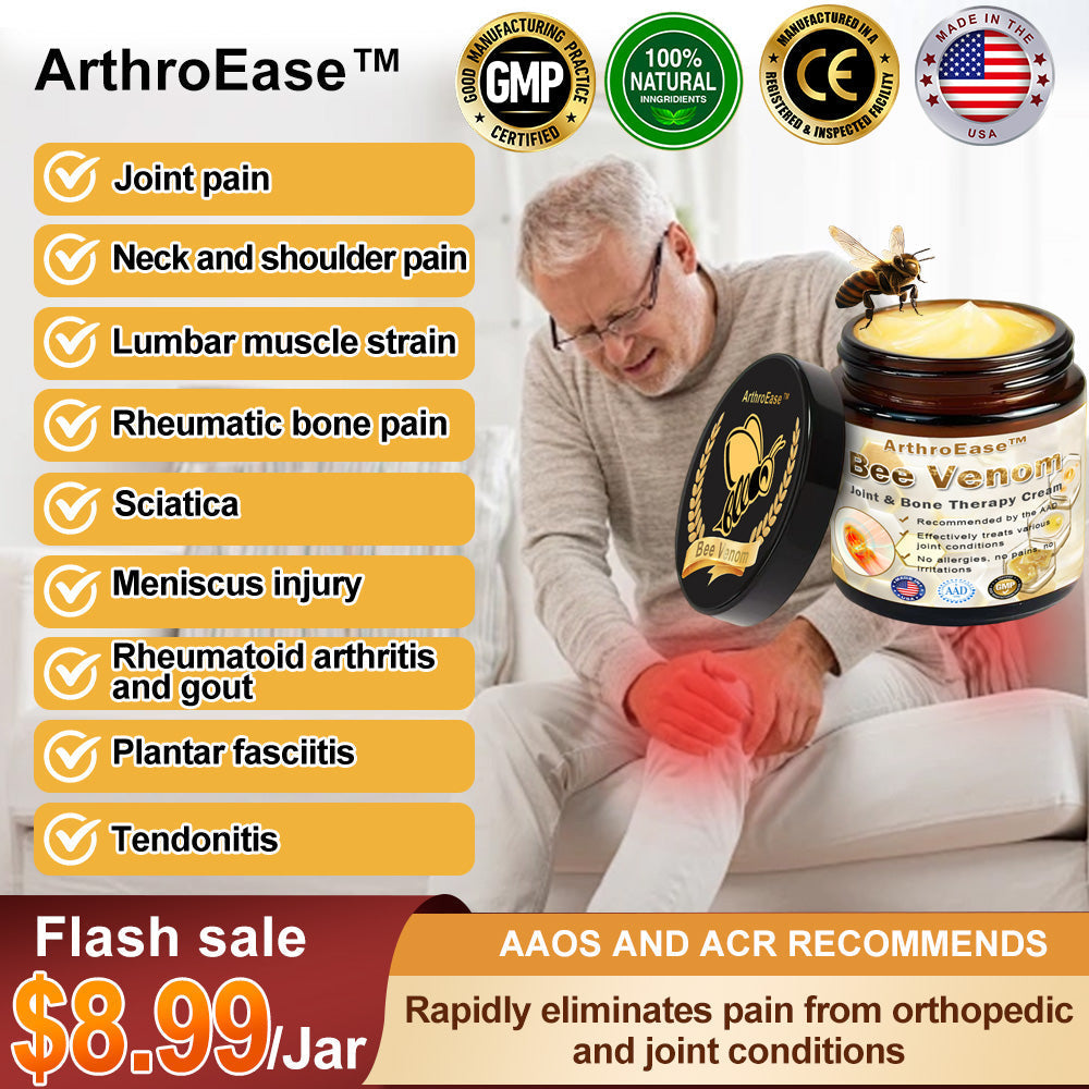 Official Store: ArthroEase™ Bee Venom Arthritis Therapy Cream (Joint & Bone Pain Relief in 24 Seconds)