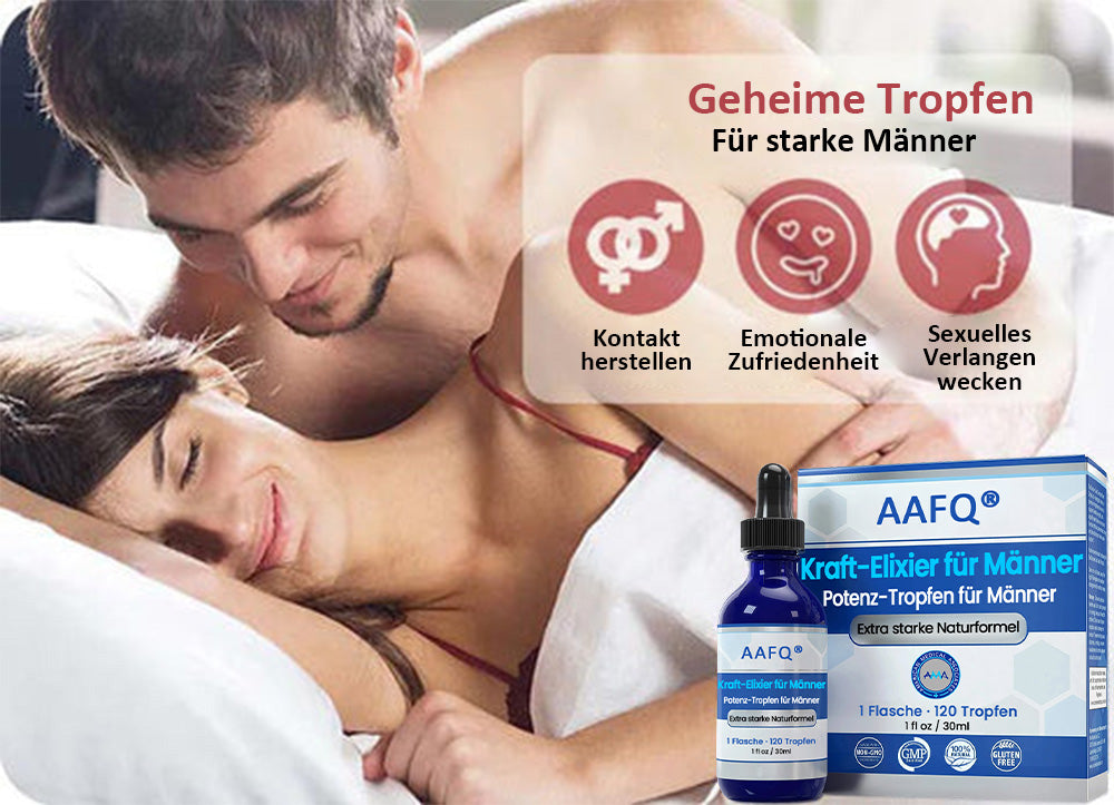 AAFQ® Male Power Drops – Härter. Länger. Männlicher.