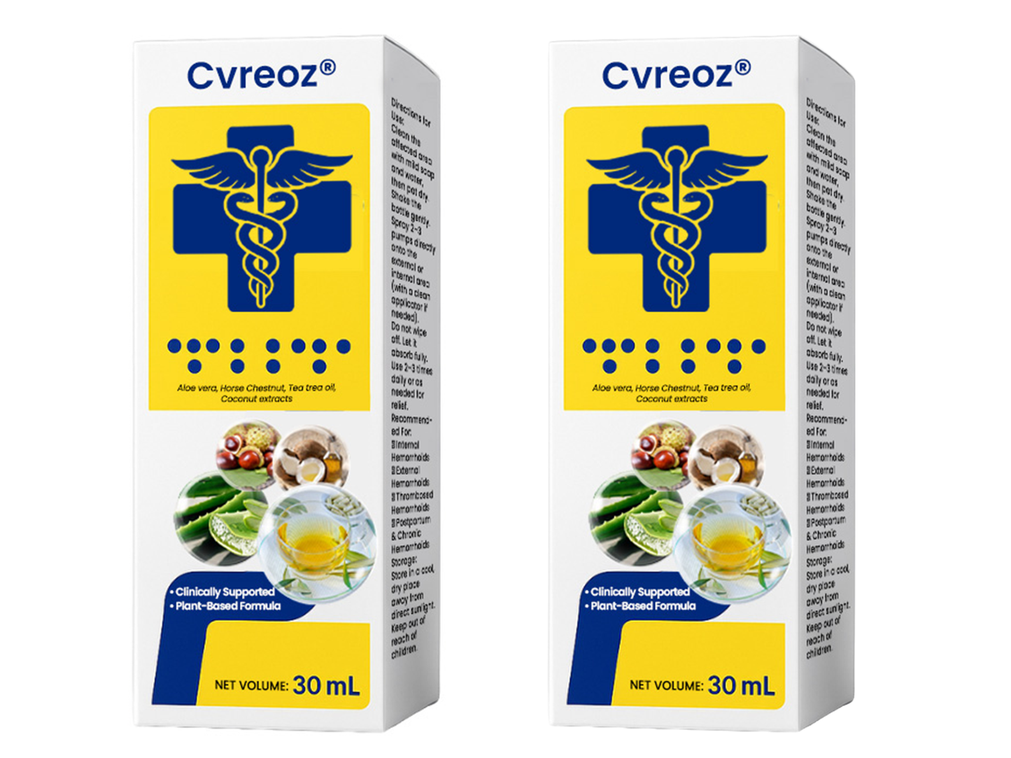 🔥 Official Store: INSTANT Pain Relief! 🌿Cvreoz® Botanical Hemorrhoids Intensive-Treatment Spray