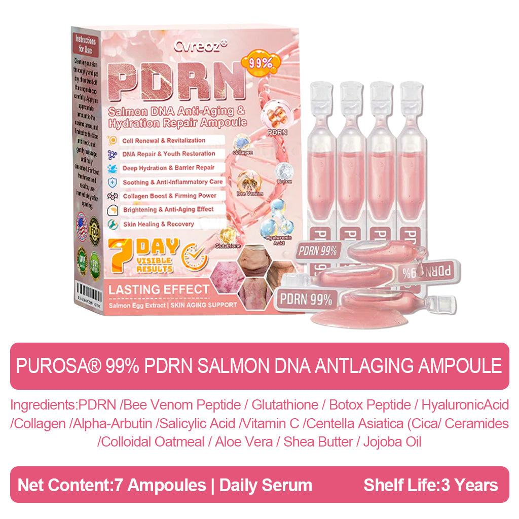 Cvreoz® 𝟗𝟗% 𝐩𝐮𝐫𝐞 𝐏𝐃𝐑𝐍 𝐒𝐚𝐥𝐦𝐨𝐧 𝐃𝐍𝐀 𝐀𝐧𝐭𝐢-𝐀𝐠𝐢𝐧𝐠 𝐀𝐦𝐩𝐨𝐮𝐥𝐞 𝘄𝗶𝘁𝗵 𝟵𝟵% 𝗦𝗮𝗹𝗺𝗼𝗻 𝗗𝗡𝗔 𝗣𝗗𝗥𝗡 + 𝗕𝗲𝗲 𝗩𝗲𝗻𝗼𝗺 · 𝟳𝗫 𝗗𝗲𝗲𝗽 𝗛𝘆𝗱𝗿𝗮𝘁𝗶𝗼𝗻 | 𝐓𝐚𝐫𝐠𝐞𝐭𝐬 𝐰𝐫𝐢𝐧𝐤𝐥𝐞𝐬, 𝐝𝐫𝐲𝐧𝐞𝐬𝐬, 𝐫𝐞𝐝𝐧𝐞𝐬𝐬, 𝐝𝐚𝐫𝐤 𝐬𝐩𝐨𝐭𝐬, 𝐩𝐮𝐫𝐩𝐮𝐫𝐚, 𝐢𝐧𝐟𝐥𝐚𝐦𝐦𝐚𝐭𝐢𝐨𝐧, 𝐚𝐧𝐝 𝐦𝐨𝐫𝐞 — 𝐕𝐢𝐬𝐢𝐛𝐥𝐞 𝐑𝐞𝐬𝐮𝐥𝐭𝐬 𝐢𝐧 𝟕 𝐃𝐚𝐲𝐬