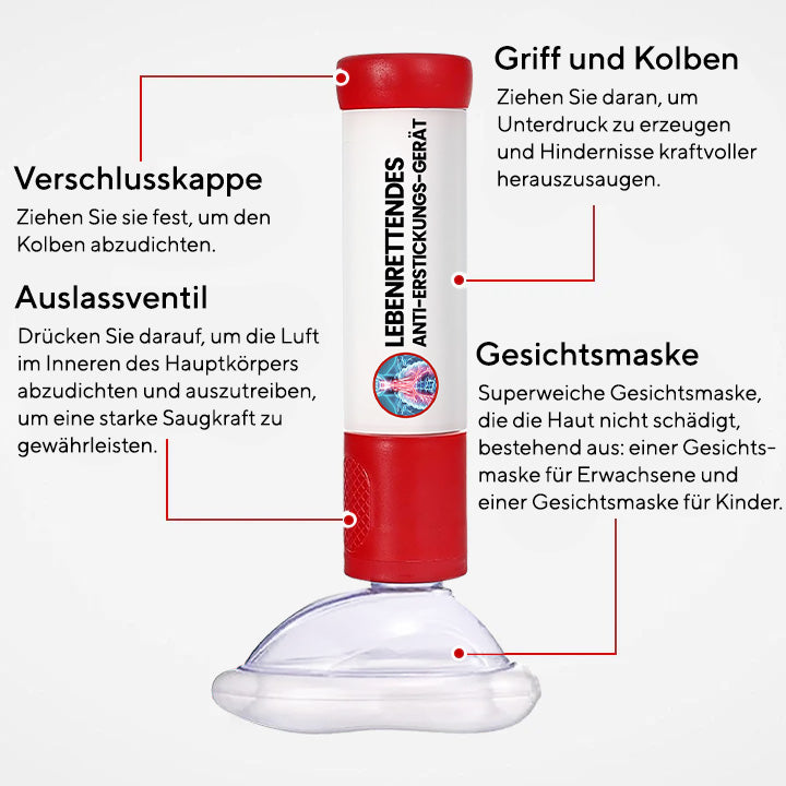 Bikenda® LEBENRETTENDES ANTI-ERSTICKUNGS-GERÄT