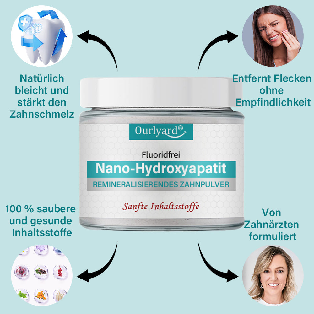 ✅ Offizieller Shop | Kubozn® Fluoridfreies Zahnpulver mit Nano-Hydroxyapatit 🧑🏽‍⚕️ In Zusammenarbeit mit der Deutschen Zahnärztlichen Gesellschaft (DZG) entwickelt🍀