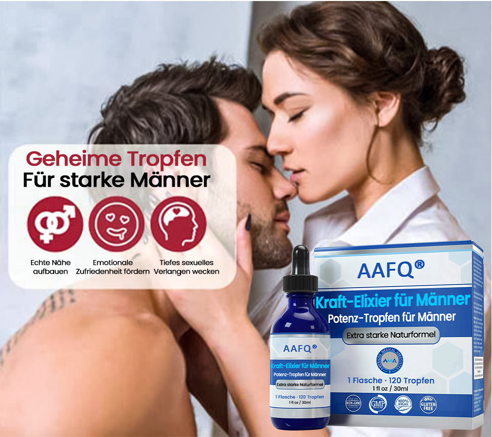 AAFQ® Male Power Drops – Härter. Länger. Männlicher.