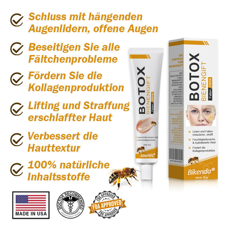 Letzter Tag der Aktion: 70 % Rabatt - ✨Cvreoz® Botox Bienenvenom Faltenentfernungscreme