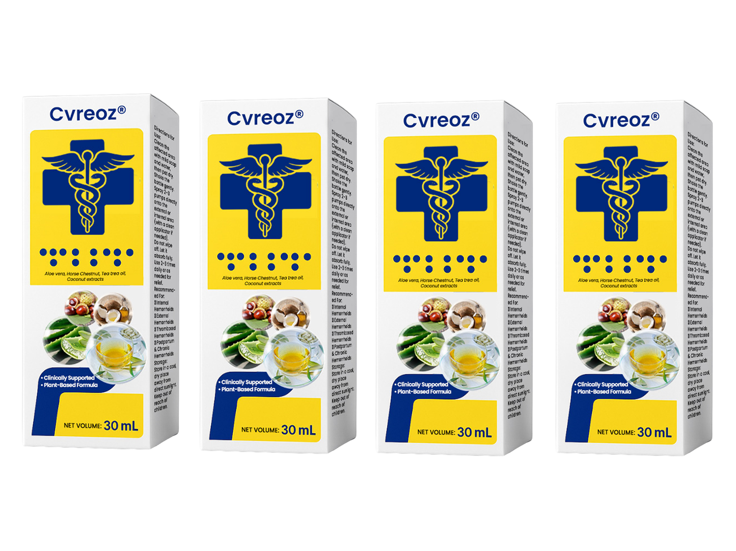 🔥 Official Store: INSTANT Pain Relief! 🌿Cvreoz® Botanical Hemorrhoids Intensive-Treatment Spray