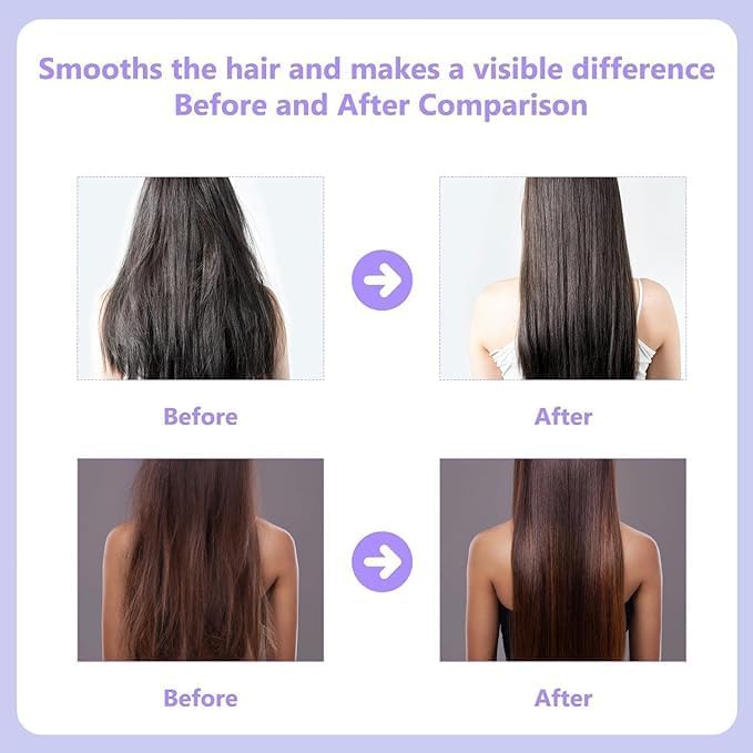 Velmors™ Portable Hair Straightener Brush