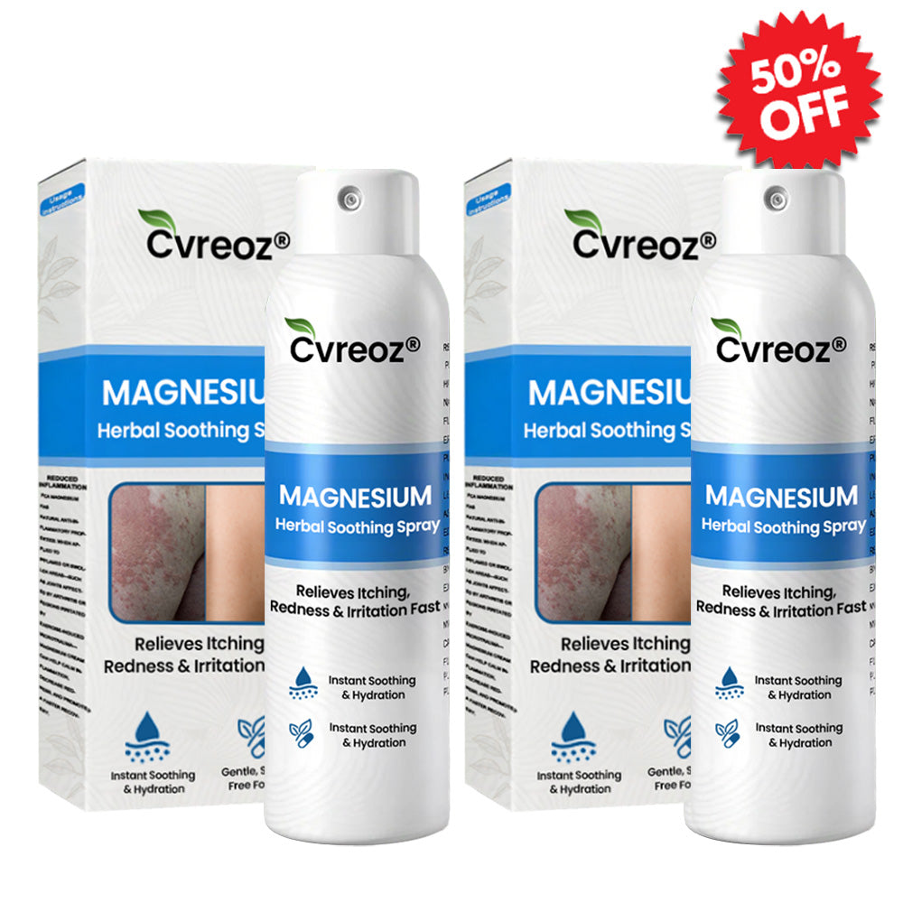 ✅  Official Store: Cvreoz® Magnesium Herbal Psoriasis Spray ⚕️ FDA Certified (for the treatment of psoriasis and eczema, improvement of bacterial infections in the genital area, treatment of acne and warts, eliminates psoriasis and eczema, etc.)