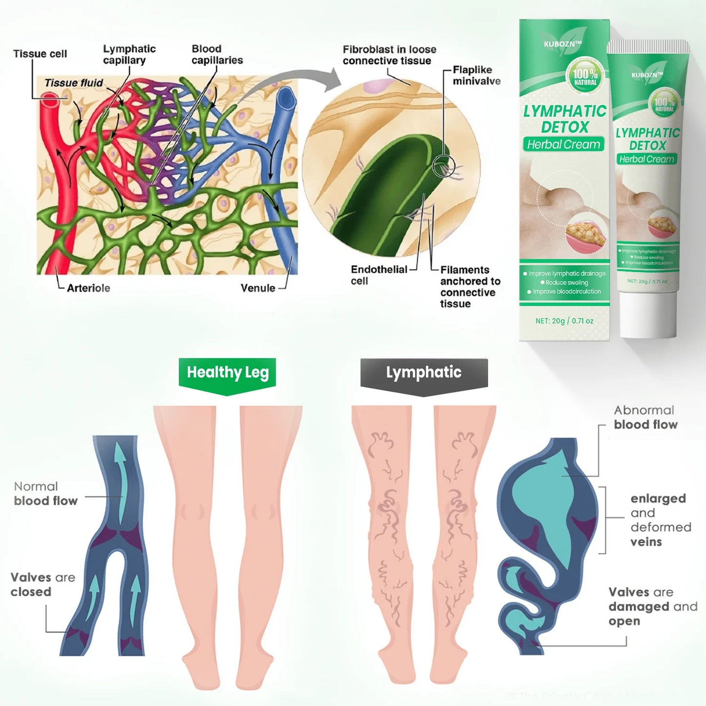 KUBOZN™ Lymphatic Detox Herbal Cream ACE 7