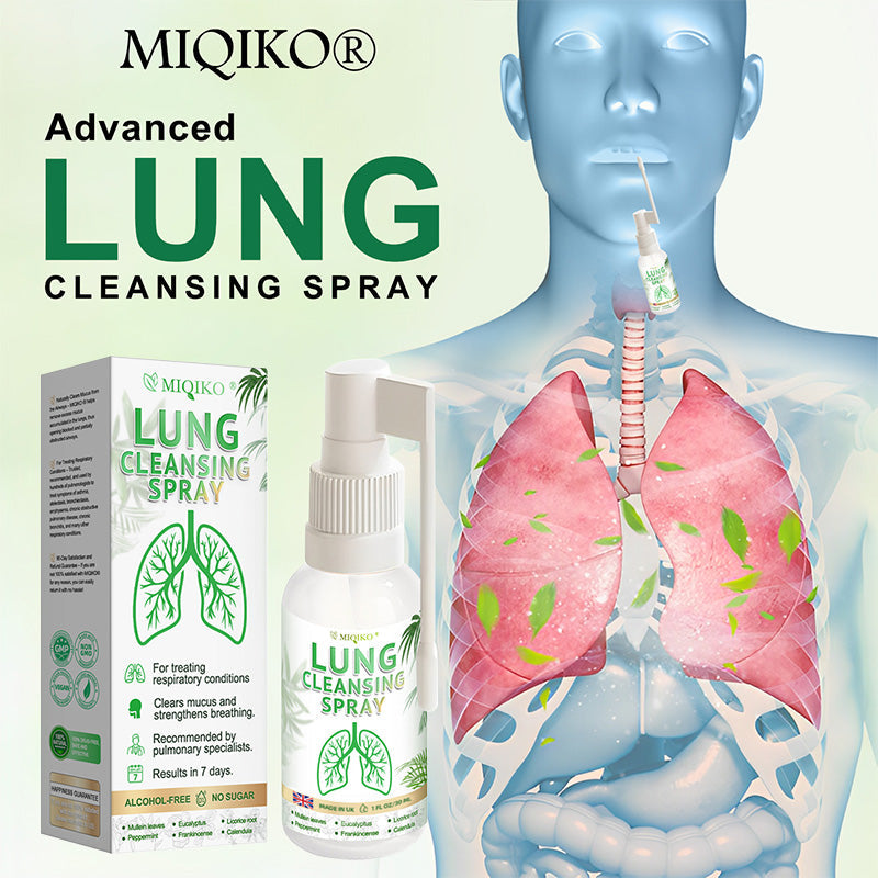 😍✨MIQIKO® Advanced Lung Cleansing Spray, Clean the lungs ＆ respiratory tract🫁