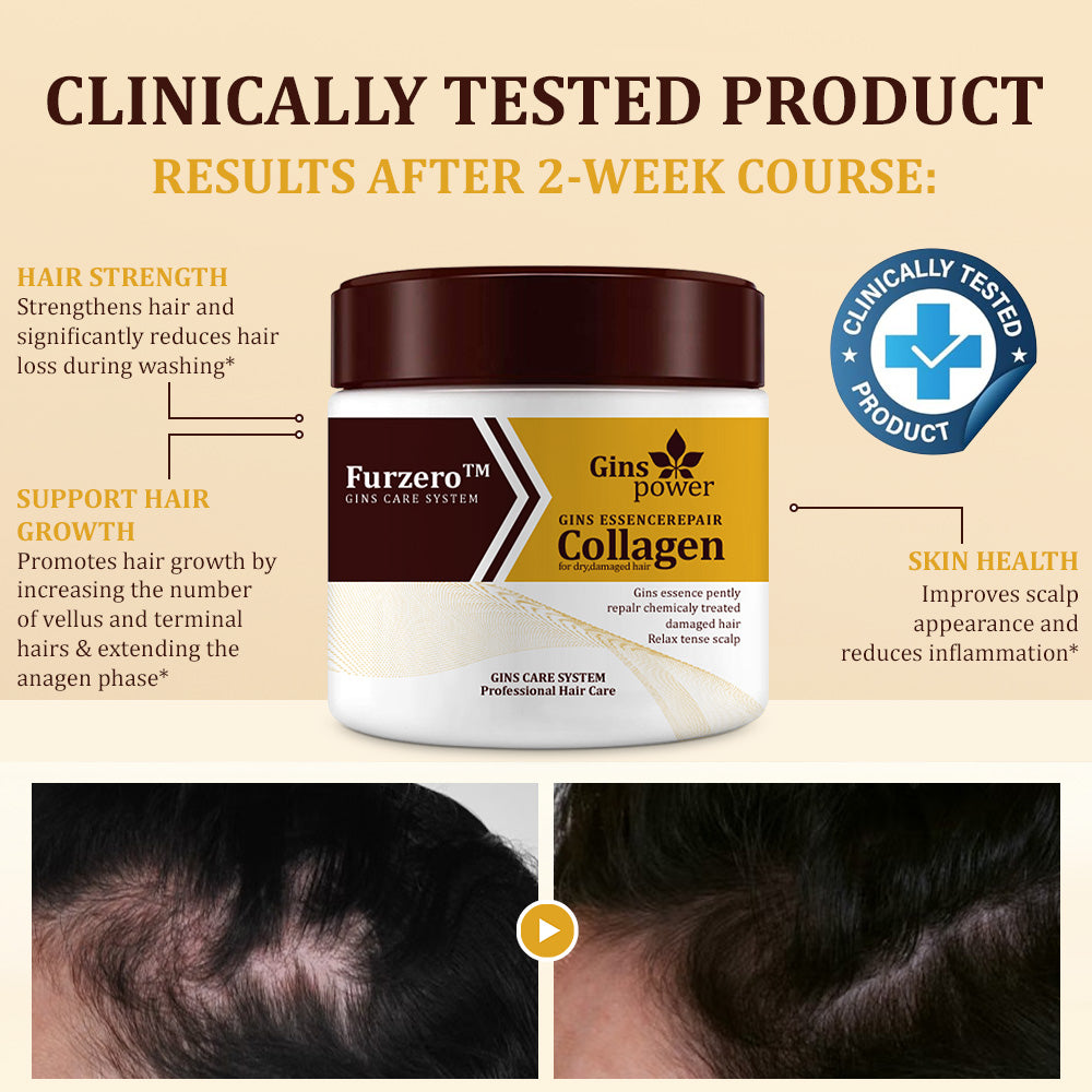 👨‍⚕️✅US FDA APPROVED | Furzero™ Ginger Infused Collagen Repair Conditioner🌟