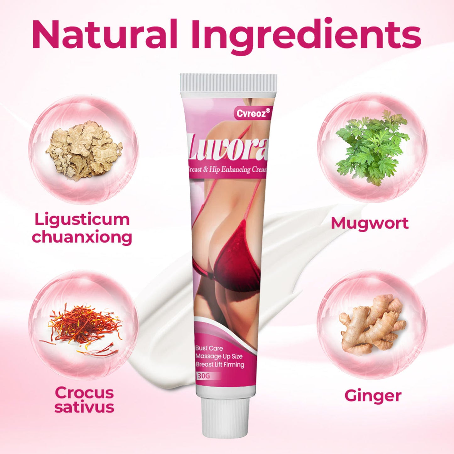 Cvreoz® Luvora Brust- & Po-Vergrößerungscreme