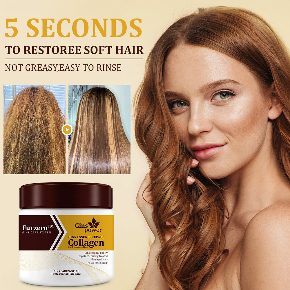👨‍⚕️✅US FDA APPROVED | Furzero™ Ginger Infused Collagen Repair Conditioner🌟