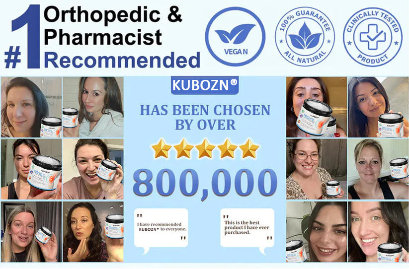 ✅Offiziell empfohlen: KUBOZN® Magnesium-Intensivcreme gegen Gelenk- und Nervenschmerzen (bei Arthrose, Neuropathie, Rheuma, Sportverletzungen u. v. m.)
