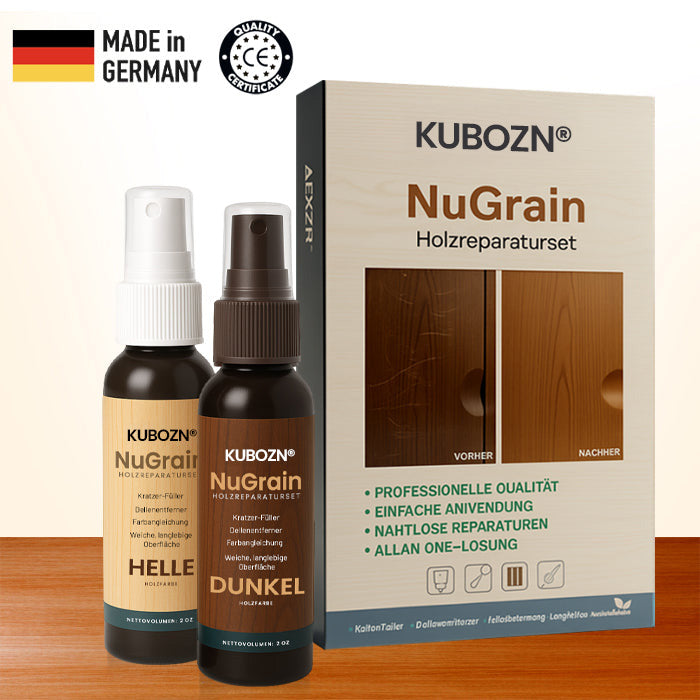 🏷️ EXKLUSIVES ANGEBOT! 50 % RABATT – KUBOZN® NuGrain Holzreparatur-Set