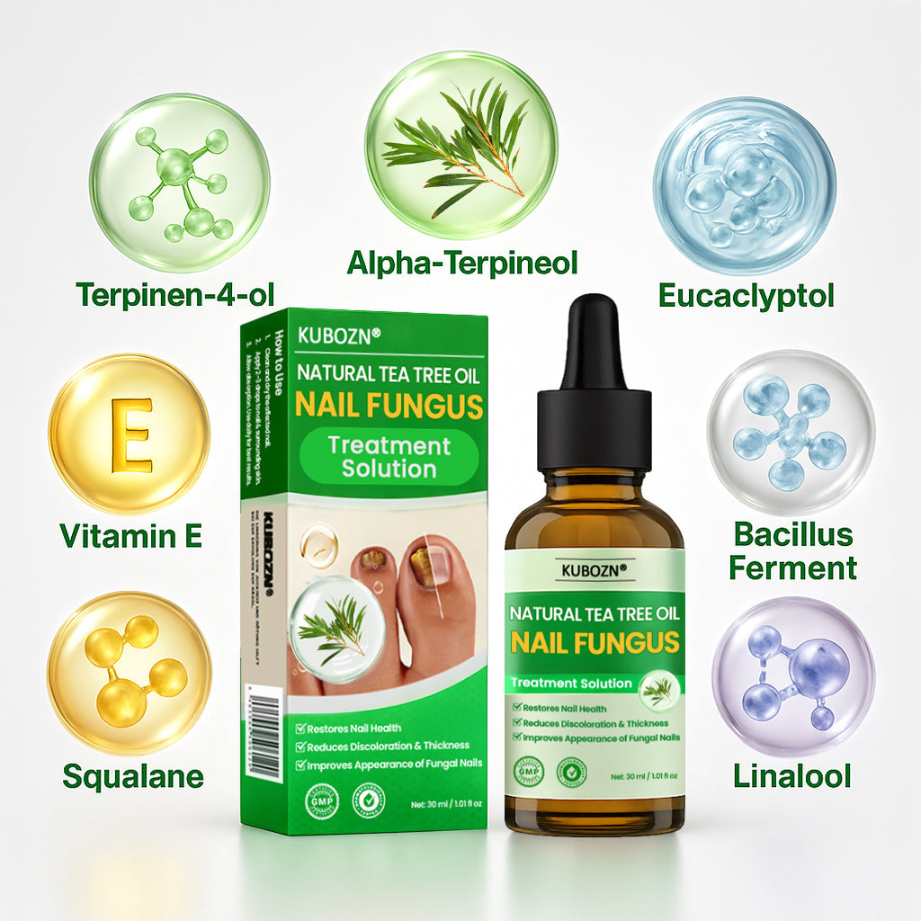 KUBOZN® Antifungal Nail Fungus Treatment Serum – Clear, Strong Nails👣