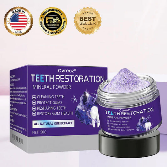 5视频🦷Cvreoz® Dental Repair Mineral Powder >> 🔥Buy 1 Get 1 Free🔥