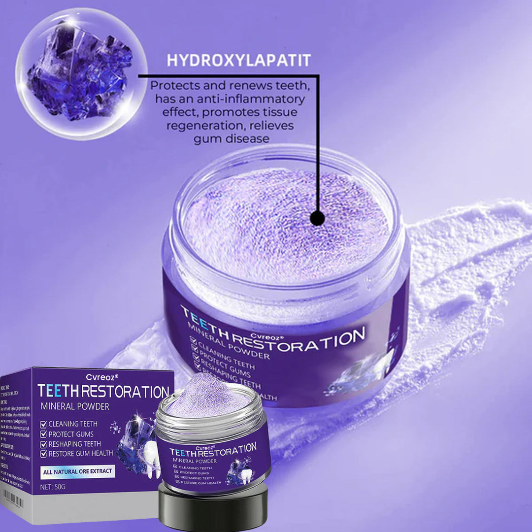 5视频🦷Cvreoz® Dental Repair Mineral Powder >> 🔥Buy 1 Get 1 Free🔥