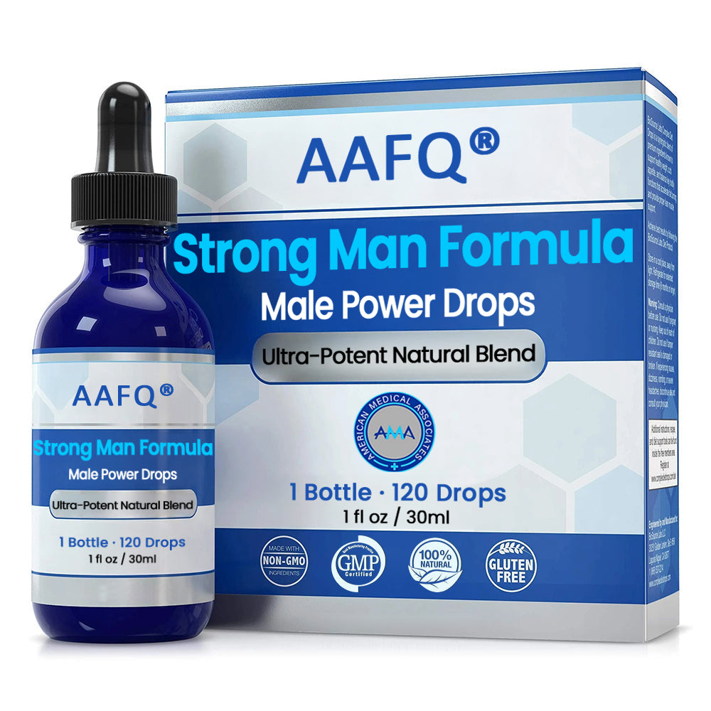 AAFQ® Male Power Drops – Get Harder, Last Longer