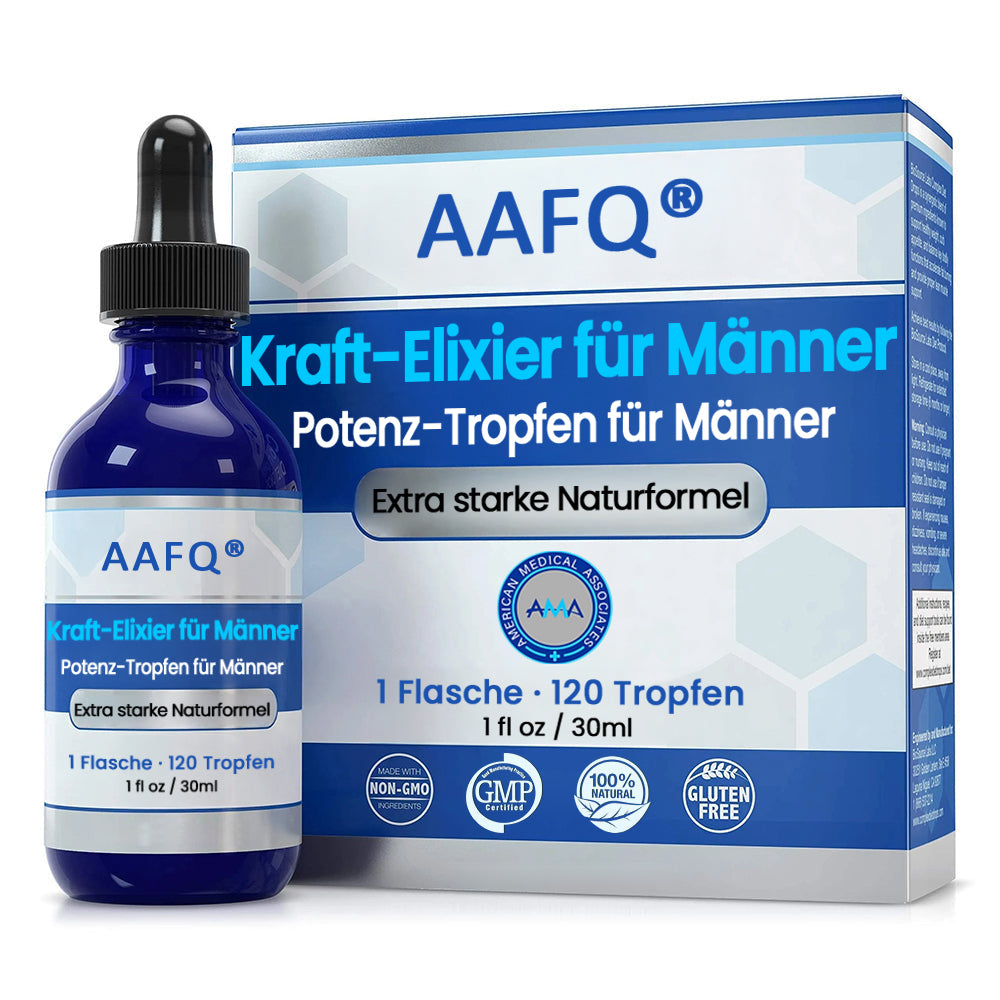AAFQ® Male Power Drops – Härter. Länger. Männlicher.