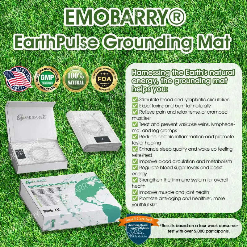 【EMOBARRY® Official Store】 EarthPulse Grounding Mat