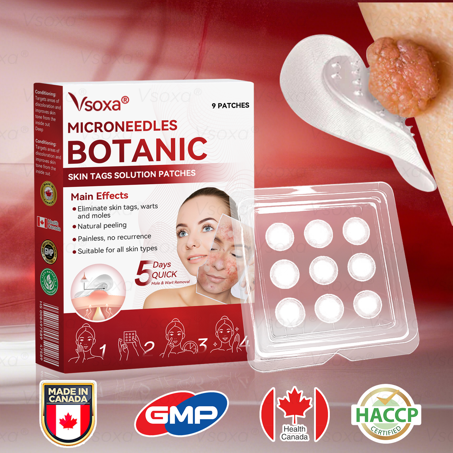 🔥 2025 New Formula ⚡Cvreoz® Microneedle Skin Tag Removal Patches – Visible Results in 5 Days