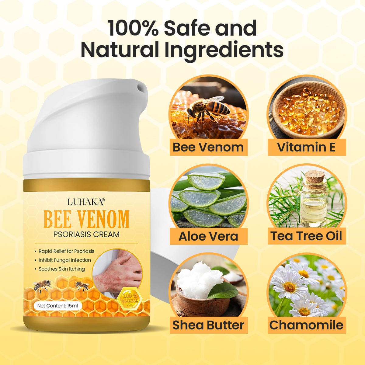Luhaka® Bee Venom Psoriasis Cream 🐝4