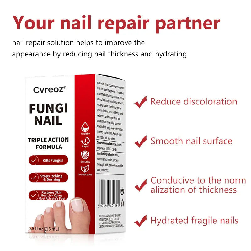 LOVIDS™ Toenail Fungus Treatment | Triple-Action Repair Formula-Plant-Based Formula | FDA-Registered